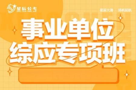 事业单位综应专项班